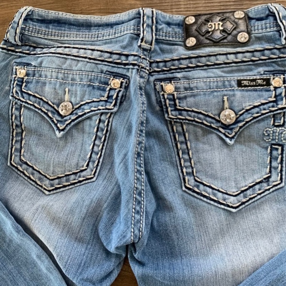 Miss Me Relaxed Bootcut Jeans 28